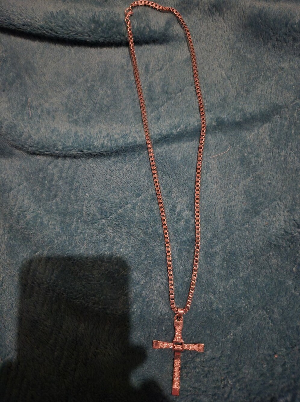 5/$20 Classic Box Chain Cross Necklace